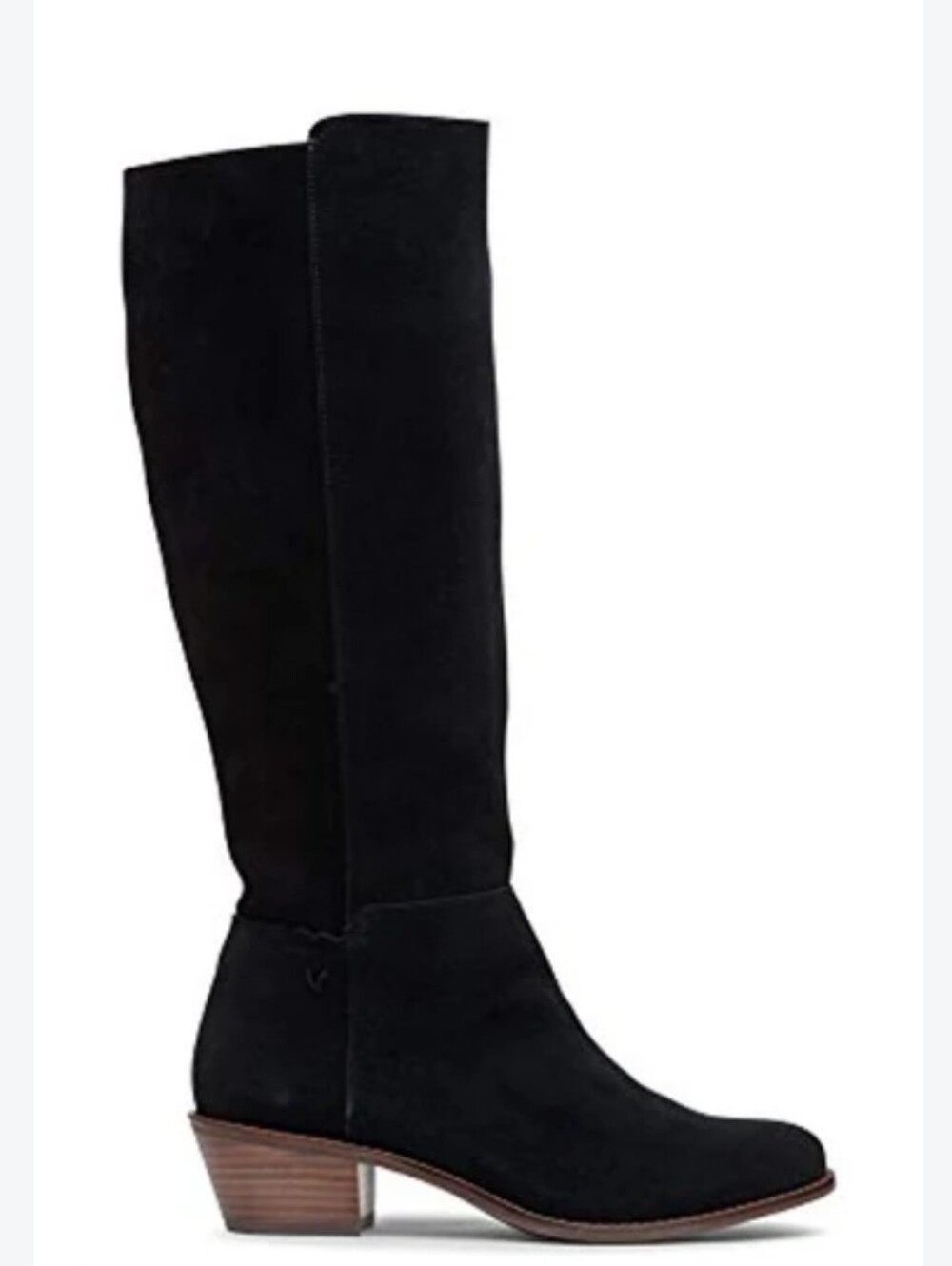 Vionic Black Suede Knee-High Boots